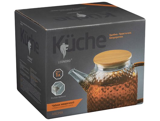 Чайник заварочный LEONORD AROMA с рельефом 1 л 105040